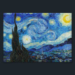The Starry Night (1889) von Vincent Van Gogh Fotodruck<br><div class="desc">Berühmte Maler aller Zeiten</div>