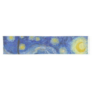 The Starry Night, 1889 von Vincent van Gogh Kurzer Tischläufer