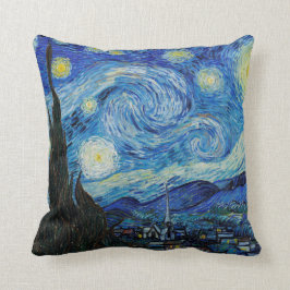 The Starry Night (1889) von Vincent Van Gogh Pillo Kissen