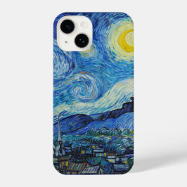 The Starry Night by Van Gogh - Anpassbar iPhone 14 Hülle