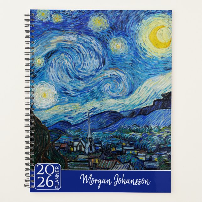 The Starry Night by Van Gogh | Custom Text (Devant)