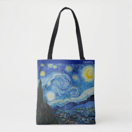 The Starry Night by Van Gogh – Customizable  Tasche