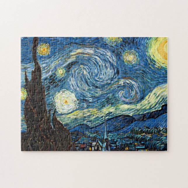 The Starry Night by Vincent Van Gogh (Horizontal)