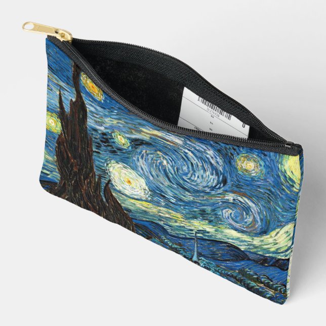 The Starry Night by Vincent Van Gogh Zubehörtasche (Offen)