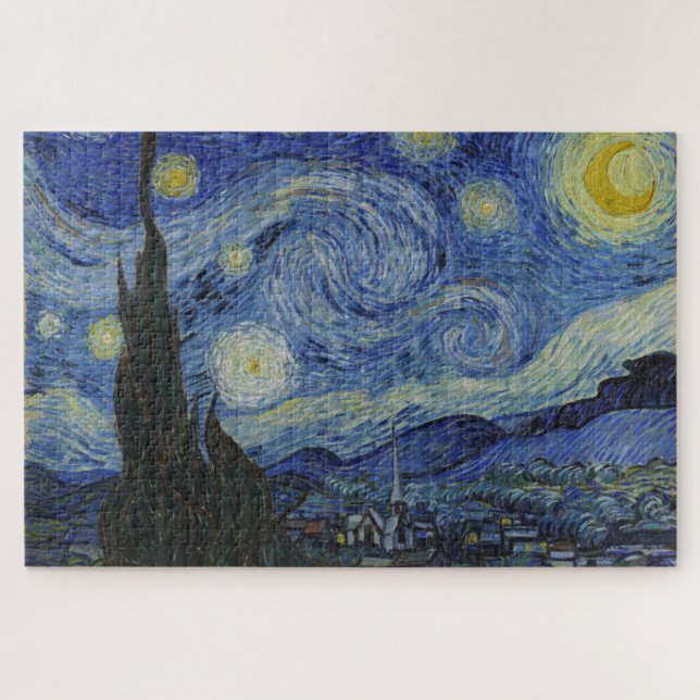 The Starry Night (Vincent van Gogh) (berühmte Kuns (Horizontal)