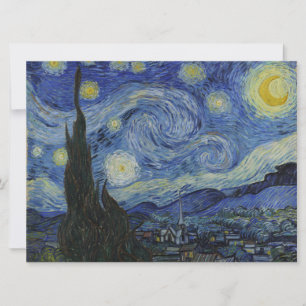 The Starry Night (Vincent van Gogh) (berühmte Kuns Karte