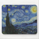 The Starry Night (Vincent van Gogh) (berühmte Kuns Mousepad<br><div class="desc">Dieses Design zeigt ein berühmtes Gemälde des niederländischen postimpressionistischen Malers Vincent van Gogh (1853-1890). Es zeigt den Blick aus dem nach Osten gerichteten Fenster seines Asylzimmers in Saint-Rémy-de-Provence, kurz vor dem Sonnenaufgang; van Gogh fügte der Szene auch ein imaginäres Dorf hinzu. "The Starry Night" ist eines der bekanntesten Gemälde in...</div>