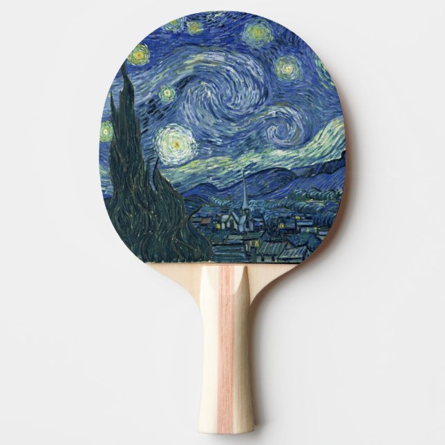 The Starry Night-Vincent van Gogh Tischtennis Schläger (Vorderseite)