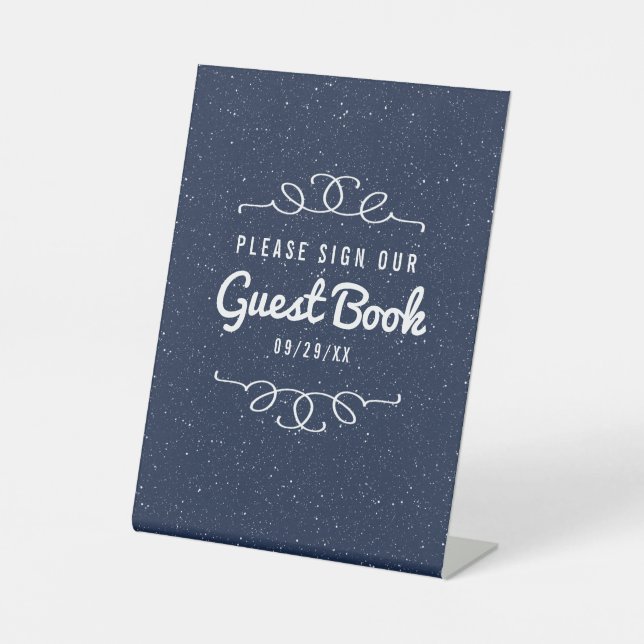 The Starry Night Wedding Collection - Sockelschild (Vorderseite)