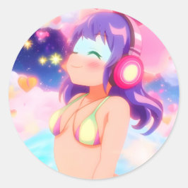 The StellarNut Ayumi Round Sticker #05