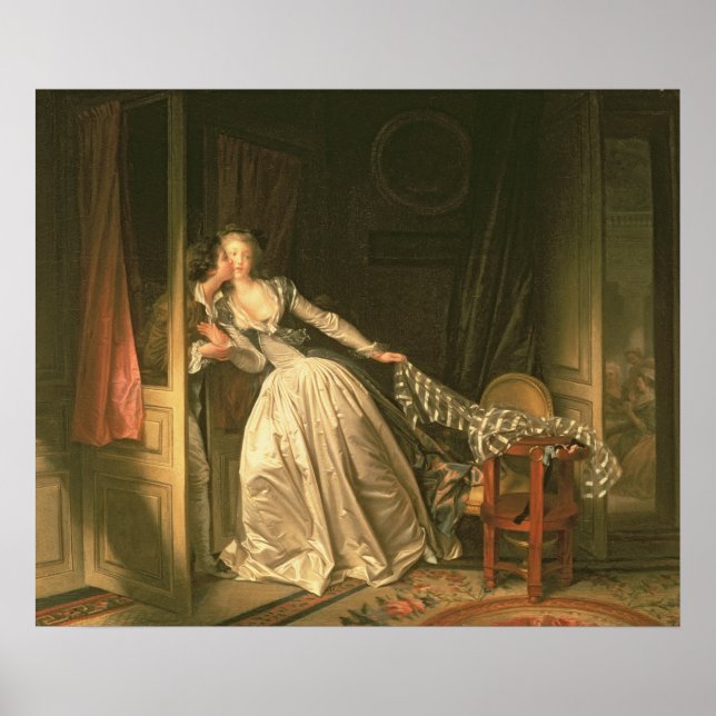The Stolen Kiss, c.1788 Poster (Vorne)