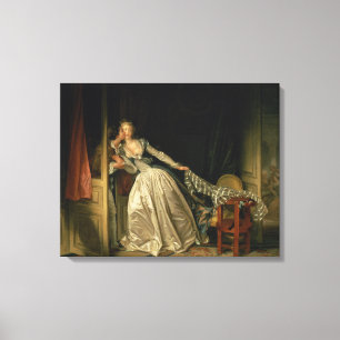 The Stolen Kiss von Jean-Honore Fragonard Leinwanddruck
