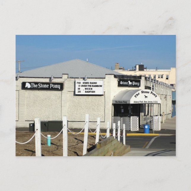 The Stone Pony, Asbury Park, NJ Postkarte (Vorderseite)
