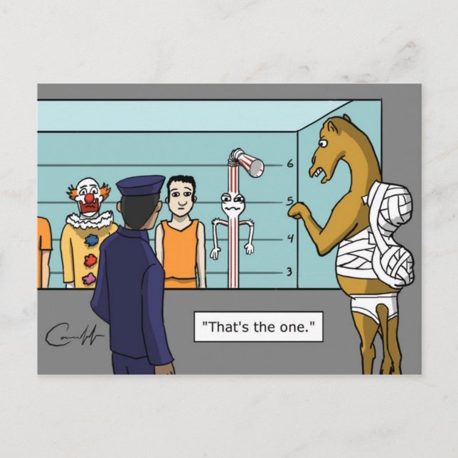 "The Straw" Postkarte (Vorderseite)