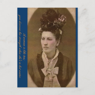 The Strength of a Woman Postkarte