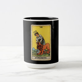 The Strength Tarot Zweifarbige Tasse