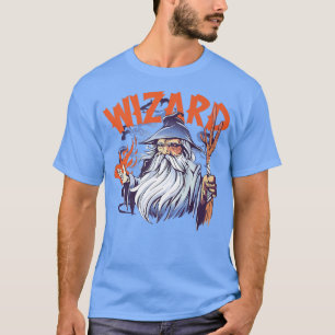 The Strong Old Wizard Magical Power Wizard T-Shirt