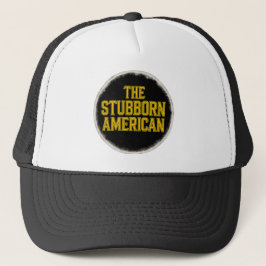 The Stubborn American Bold Emblem Hat Truckerkappe