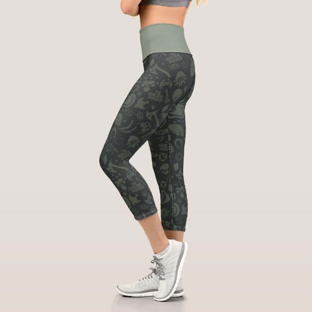 The Suicide Squad | Character Icon Pattern Capri Leggings (Links)
