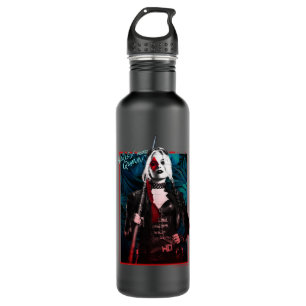 The Suicide Squad   Harley Quinn & Green Ferns Edelstahlflasche
