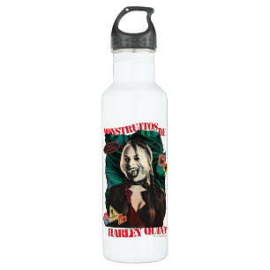 The Suicide Squad Harley Quinn Winking Edelstahlflasche
