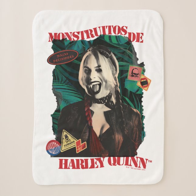 The Suicide Squad | Harley Quinn Winking Sherpadecke (Vorderseite)