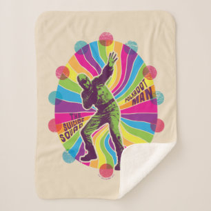 The Suicide Squad Polka-Dot Man Psychedelic Sherpadecke