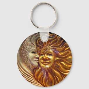 The Sun, der Mond, der Kuss Schlüsselanhänger
