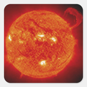The Sun Quadratischer Aufkleber