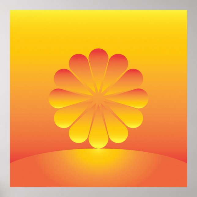 the sun rises poster (Vorne)