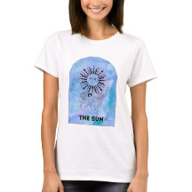 The Sun Tarot Card Art Graphic T - Shirt - Mystisc