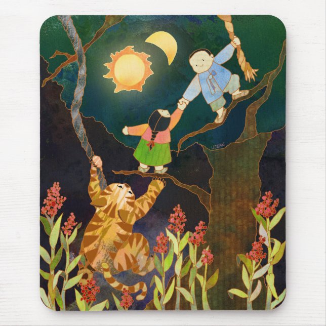 The Sun u. der Mond: Koreanische Volksgeschichte Mousepad (Vorne)