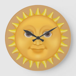 The Sun-Uhr Große Wanduhr