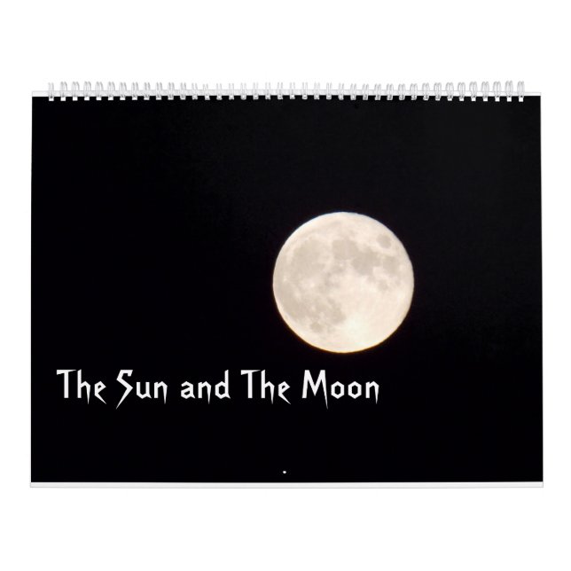 The Sun und der Mond-Kalender 1 Kalender (Titelbild)