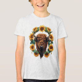 The Sunflower State Of Kansas 2 Tri-Blend Shirt
