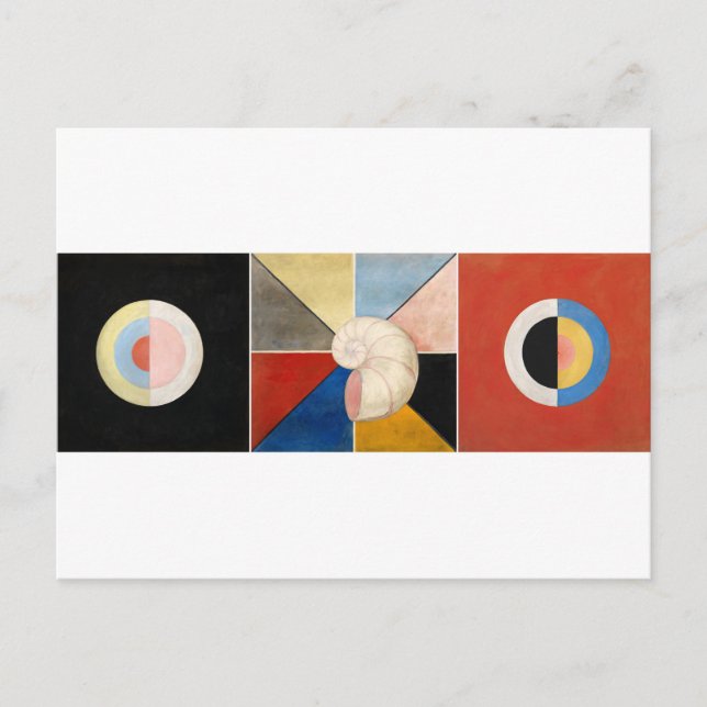 The Swan, Gruppe IX, Hilma af Klint Postkarte (Vorderseite)