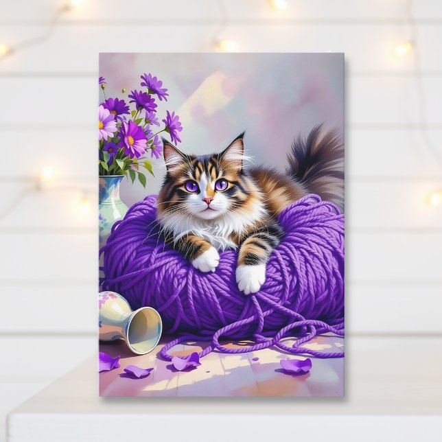 The Sweetest Cat Themed Thinking of You Poem Karte (Von Creator hochgeladen)