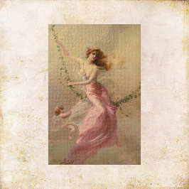 "The Swing" von Edouard Bisson Pre-Raphaelite