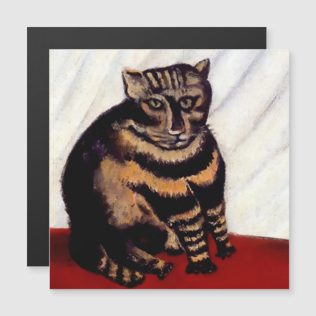 "The Tabby" von Henri Rousseau Magneteinladung (Vorne/Hinten)