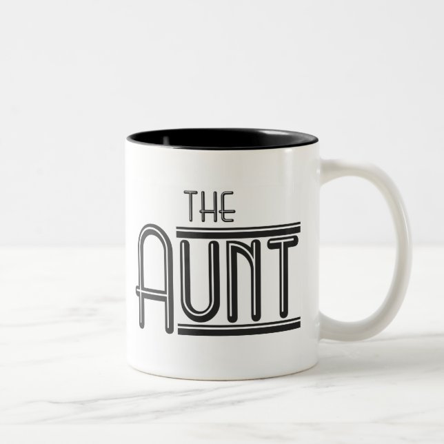 "THE" Tante Zweifarbige Tasse (Rechts)