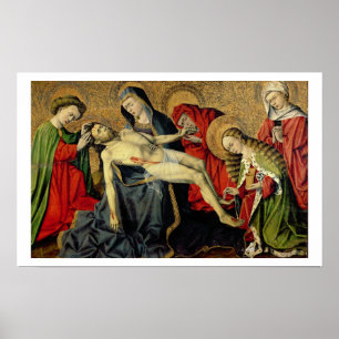 The Tarascon Pieta, Provencal School (oil on panel Poster