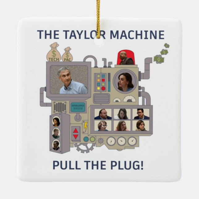 The Taylor Machine Keramikornament (Rückseite)