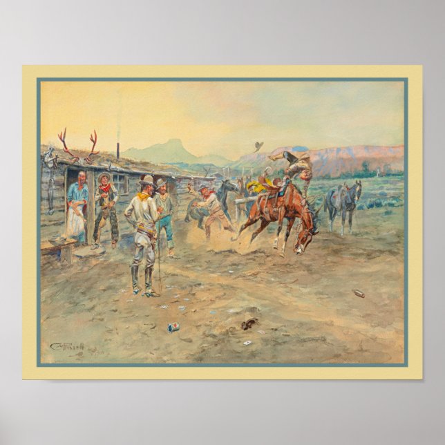 "The Tenderfoot" Old West Cowboy Poster (Vorne)