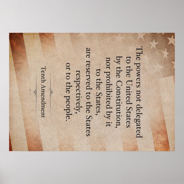 The Tenth Amendment Poster (Vorne)
