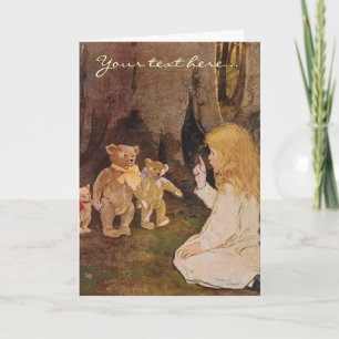 The Three Bears illustration Karte