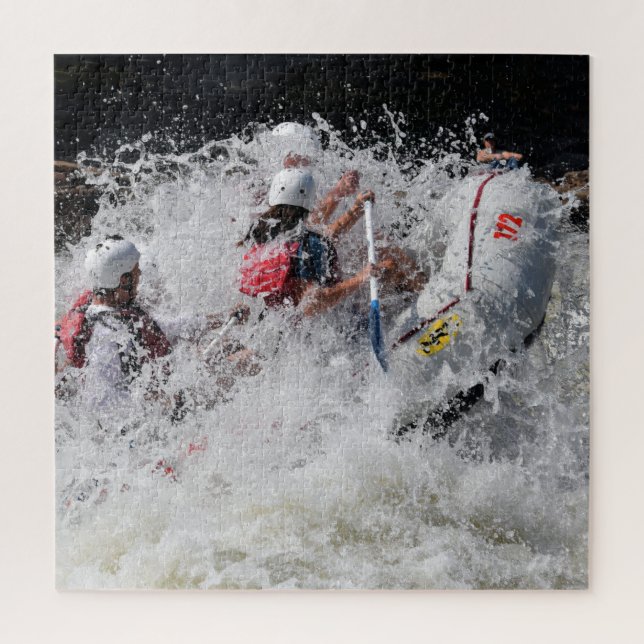 The Thrill of Whitewater Rafting 20 x 20 (Vertikal)