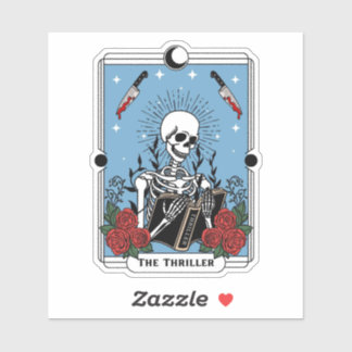 The Thriller Book, Kindle, Water Flasche Sticker