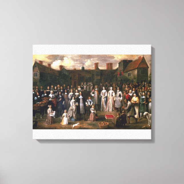 The Tichborne Dole, 1671 Leinwanddruck (Vorderseite)