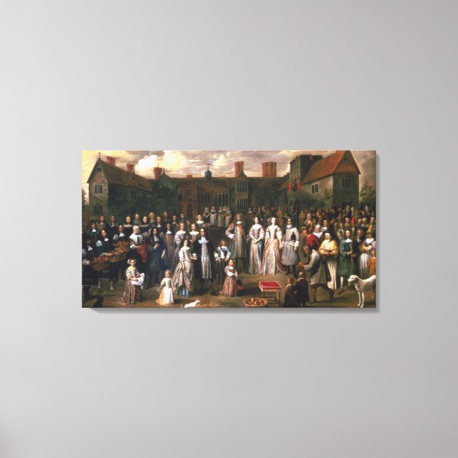 The Tichborne Dole, 1671 Leinwanddruck (Vorderseite)