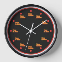 The time to ride Clock